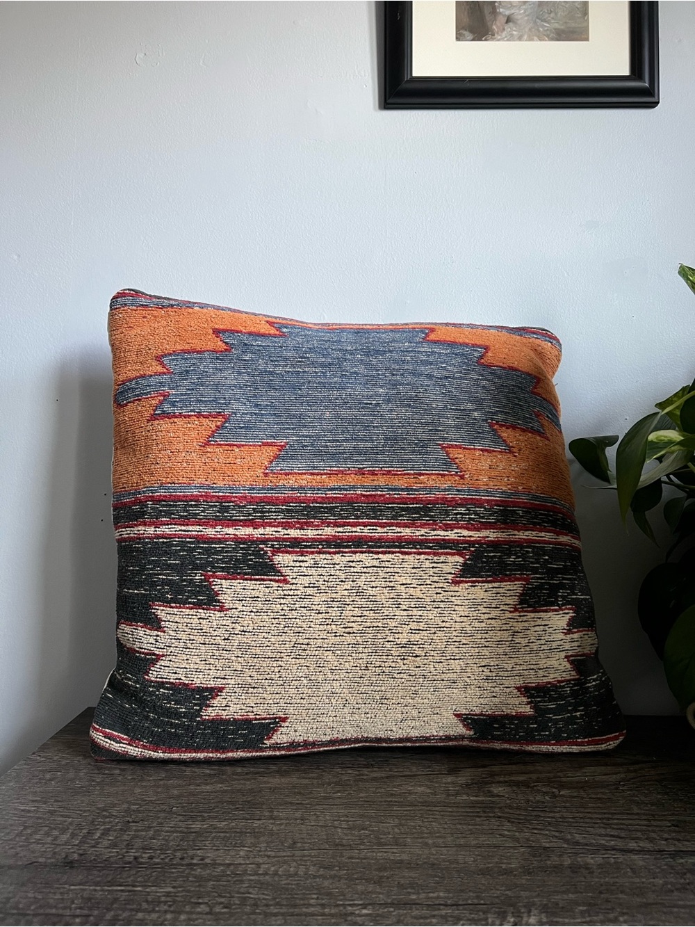 Multi-colored Throw Pillow